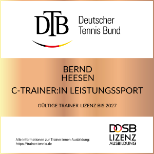 DTB C-Trainerlizenz Leistungssport